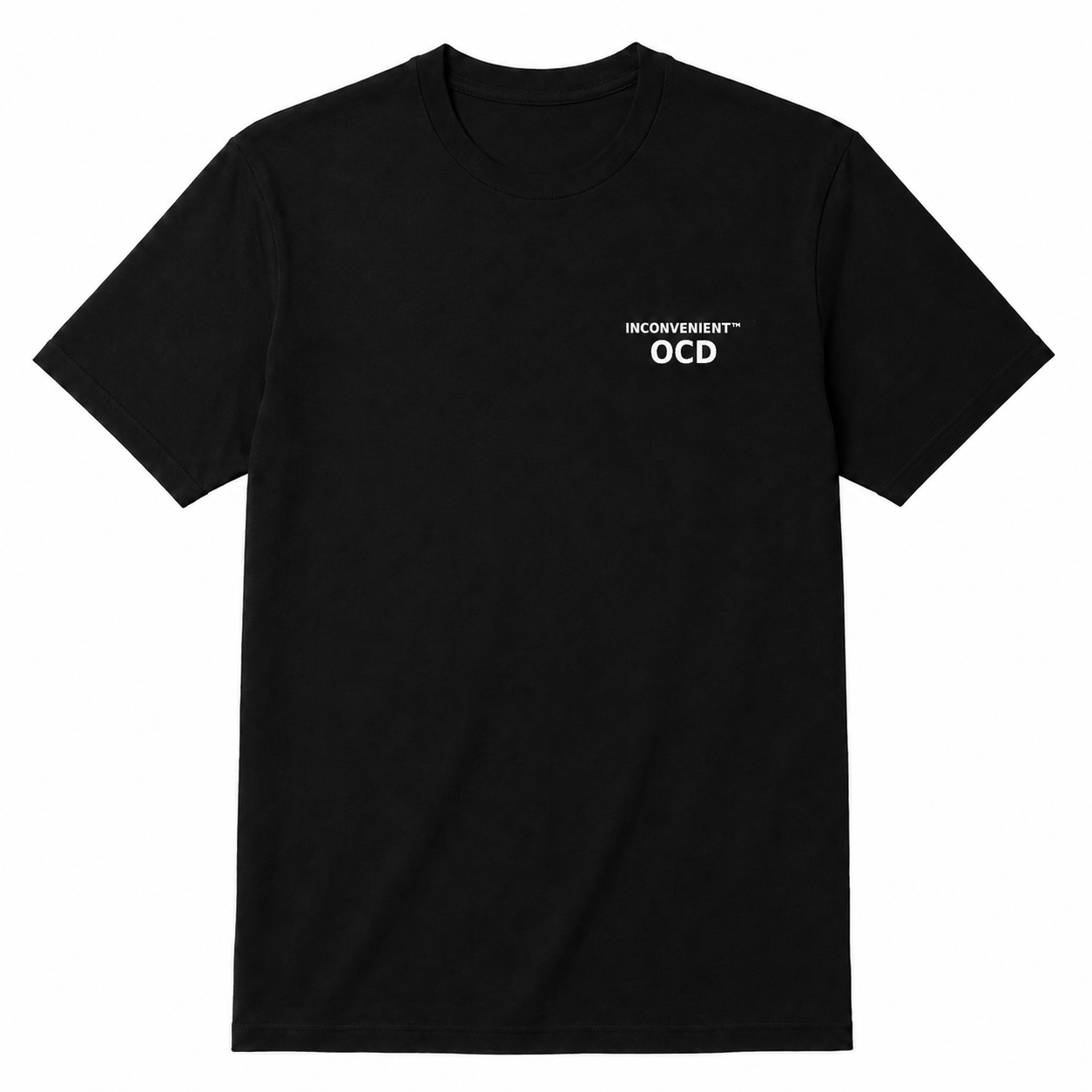 Inconvenient OCD Tee front design