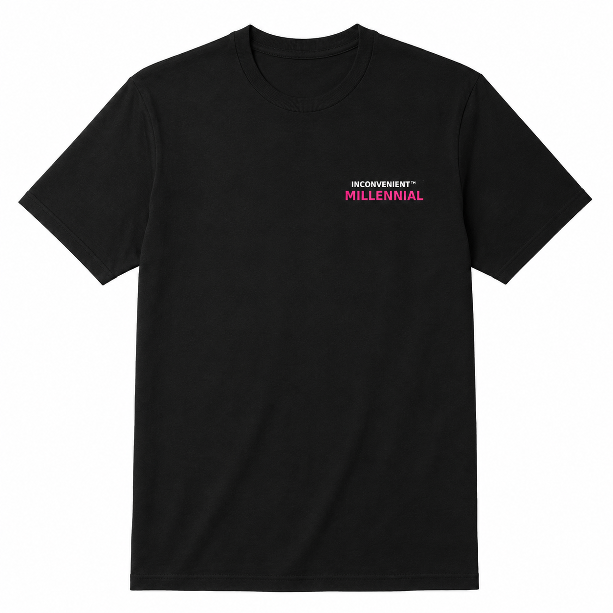 Inconvenient Millennial Tee front design
