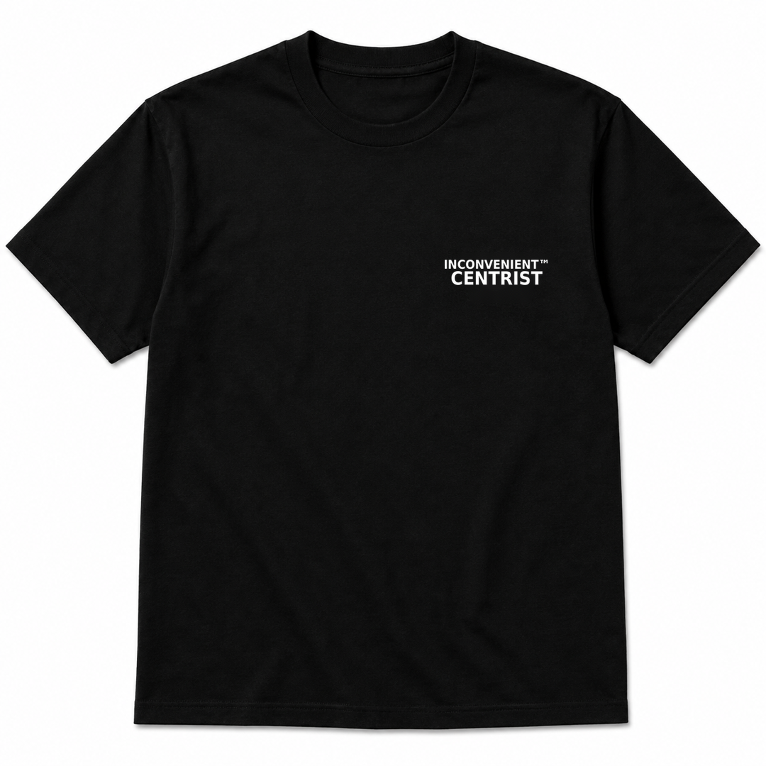 Inconvenient Centrist Tee front design