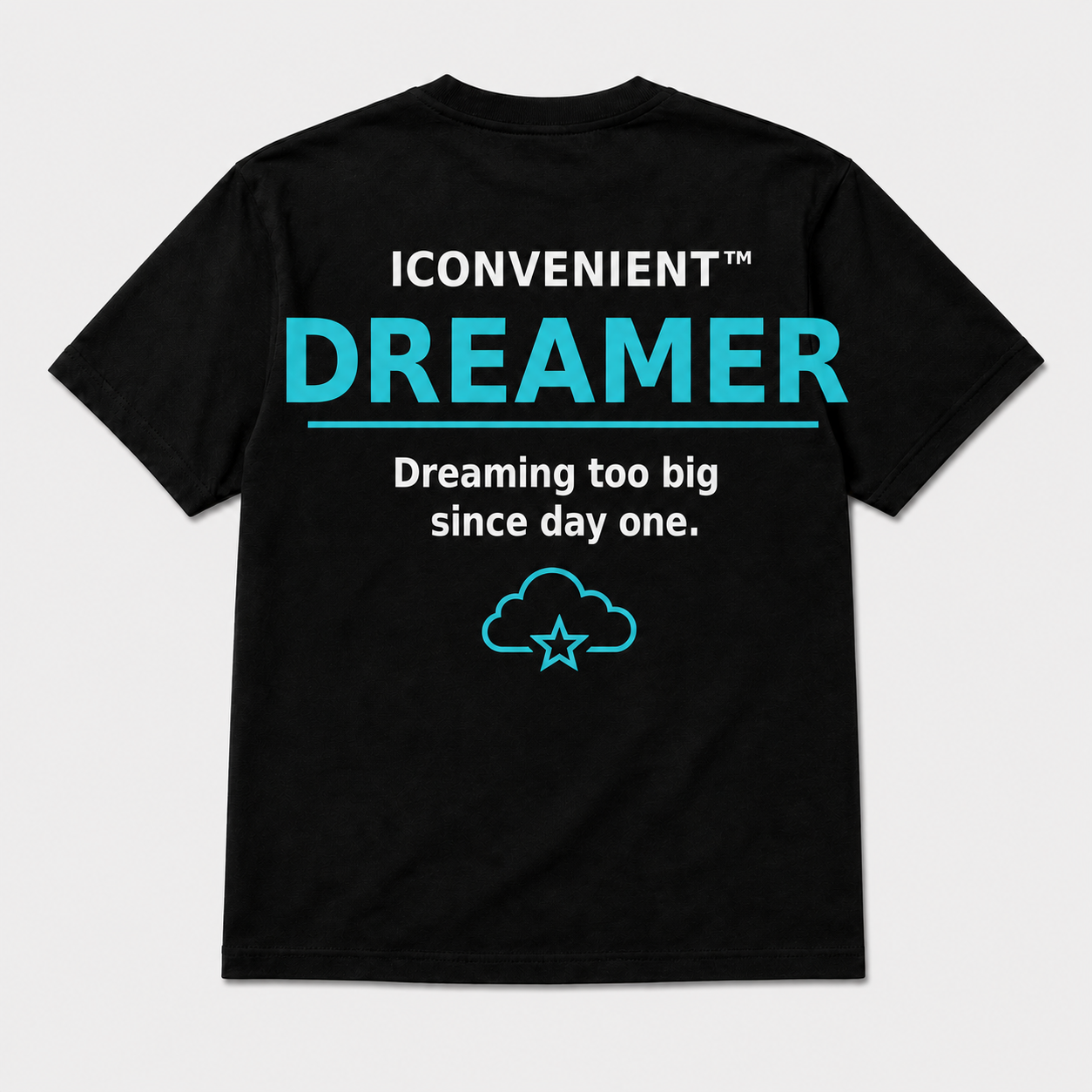 Inconvenient Dreamer Tee back design